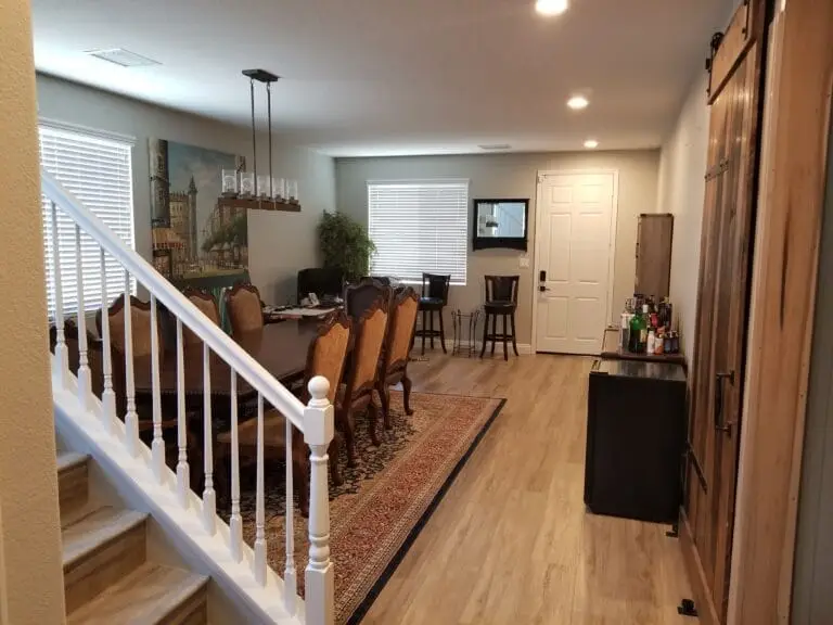 Interior home painting project: Newly painted living spaces completed by local painting contractor, John Hernandez Painting